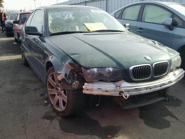 WBABN33411JW56422 - 2001 BMW 325 CI GREEN photo 1