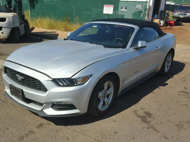 1FATP8EM1G5269484 - 2016 FORD MUSTANG SILVER photo 2