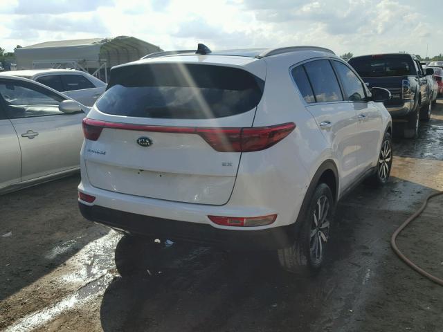 KNDPN3AC8H7123199 - 2017 KIA SPORTAGE E WHITE photo 4