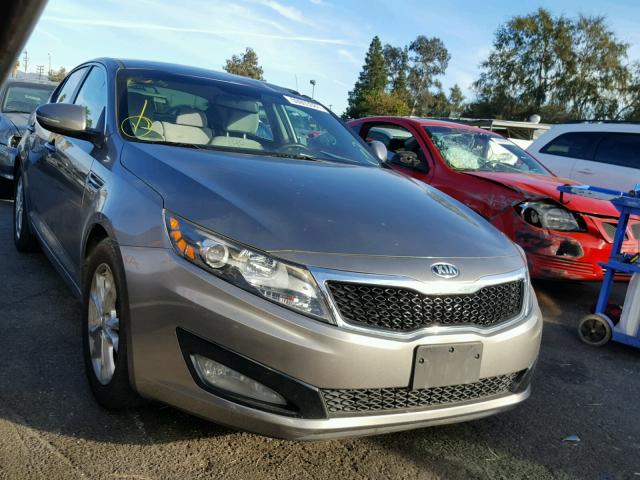 5XXGM4A72DG228043 - 2013 KIA OPTIMA LX GRAY photo 1