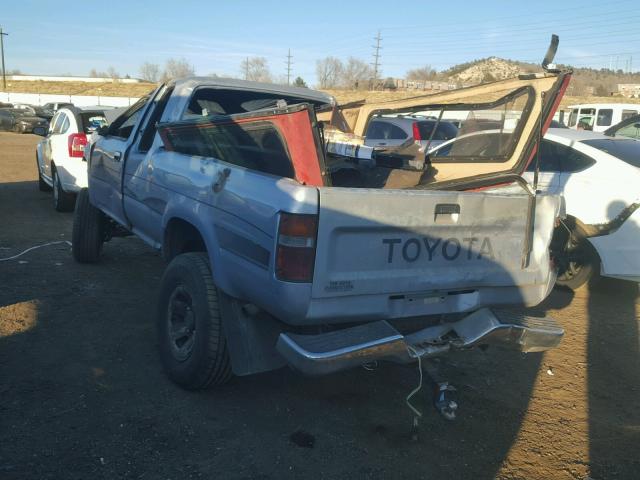 JT4RN13P9M6027451 - 1991 TOYOTA PICKUP 1/2 BLUE photo 3