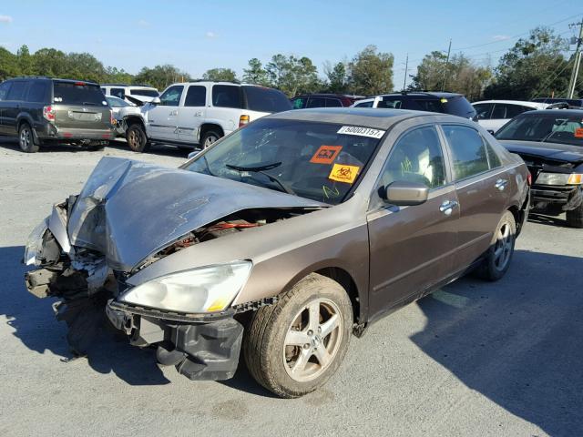 JHMCM56623C083233 - 2003 HONDA ACCORD EX GOLD photo 2