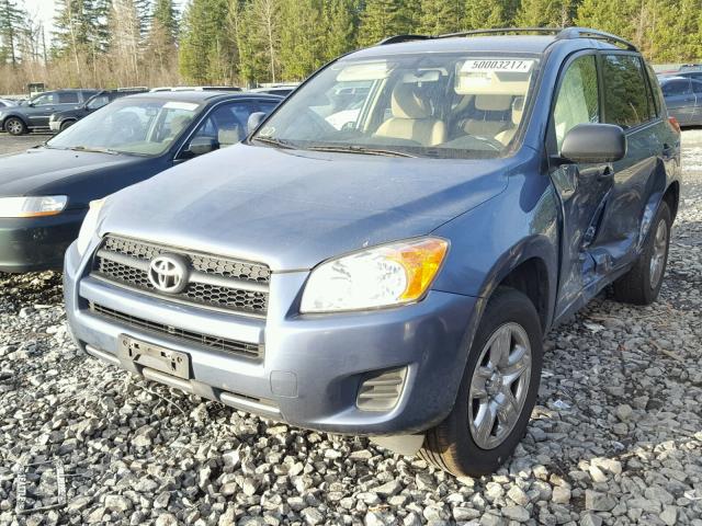 JTMBF4DV0A5031905 - 2010 TOYOTA RAV4 BLUE photo 2