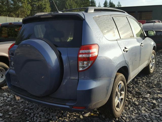 JTMBF4DV0A5031905 - 2010 TOYOTA RAV4 BLUE photo 4