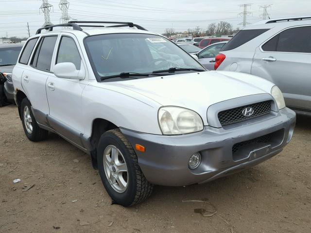 KM8SC83D71U099239 - 2001 HYUNDAI SANTA FE G WHITE photo 1