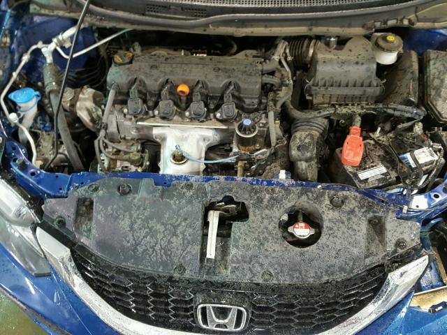 19XFB2F88EE041407 - 2014 HONDA CIVIC EX BLUE photo 7