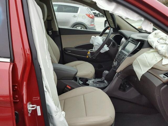 5XYZWDLA4JG527875 - 2018 HYUNDAI SANTA FE S Qırmızı foto 5