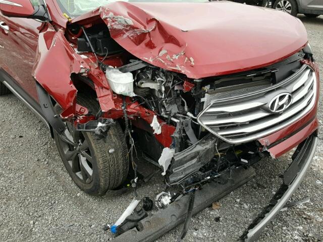 5XYZWDLA4JG527875 - 2018 HYUNDAI SANTA FE S Qırmızı foto 9