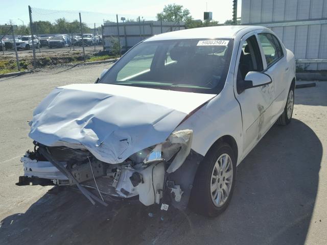 1G1AT58H997151340 - 2009 CHEVROLET COBALT LT WHITE photo 2