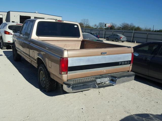 1FTEX15N6TKA10665 - 1996 FORD F150 BEIGE photo 3