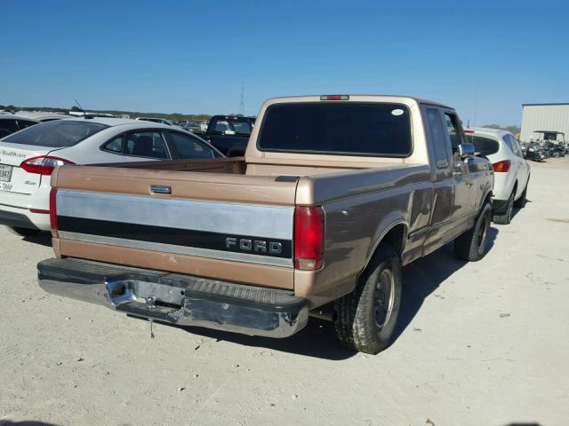 1FTEX15N6TKA10665 - 1996 FORD F150 BEIGE photo 4