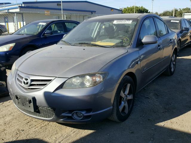 JM1BK124261451958 - 2006 MAZDA 3 S GRAY photo 2