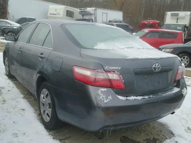 4T1BE46K07U128683 - 2007 TOYOTA CAMRY NEW GRAY photo 3