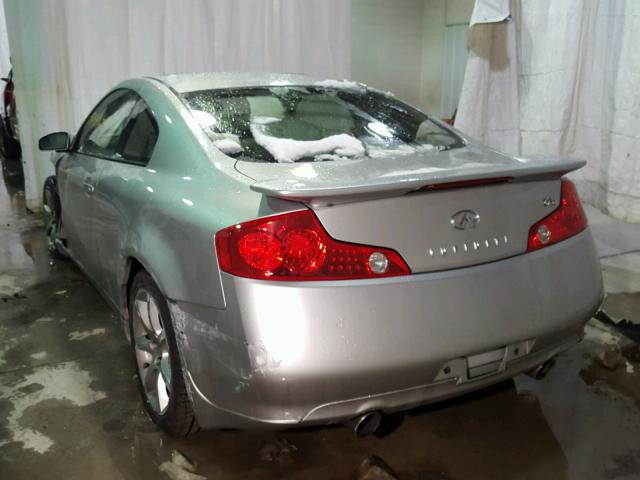 JNKCV54E23M226425 - 2003 INFINITI G35 GRAY photo 3