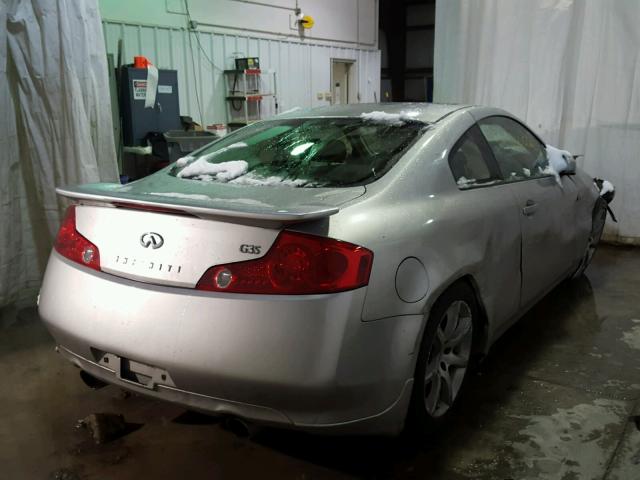 JNKCV54E23M226425 - 2003 INFINITI G35 GRAY photo 4