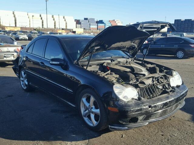 WDBRF52H56A901047 - 2006 MERCEDES-BENZ C GENERATI BLACK photo 1