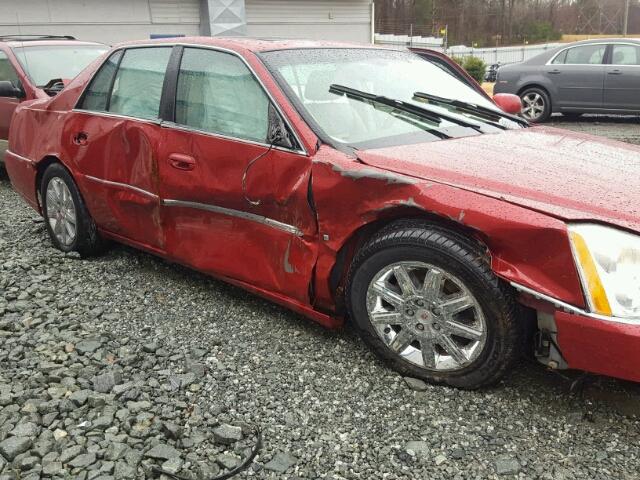 1G6KD57Y26U232402 - 2006 CADILLAC DTS MAROON photo 9