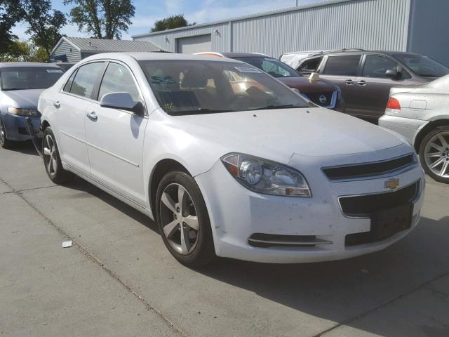 1G1ZC5E06CF372733 - 2012 CHEVROLET MALIBU 1LT WHITE photo 1