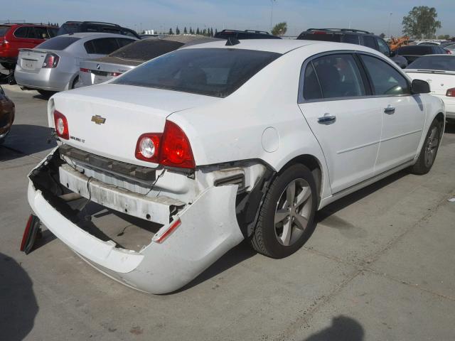 1G1ZC5E06CF372733 - 2012 CHEVROLET MALIBU 1LT WHITE photo 4