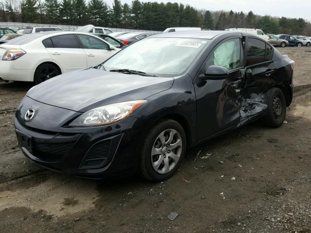 JM1BL1UG6B1422879 - 2011 MAZDA 3 I BLACK photo 2