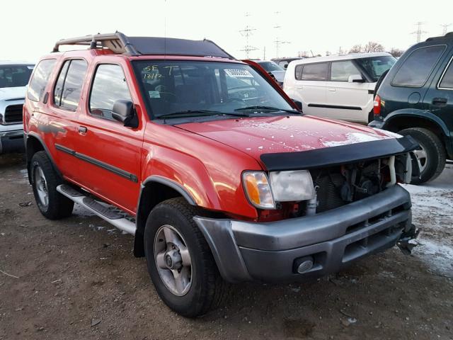 5N1ED28Y61C505648 - 2001 NISSAN XTERRA XE RED photo 1