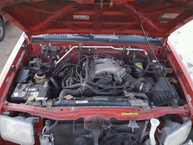 5N1ED28Y61C505648 - 2001 NISSAN XTERRA XE RED photo 7