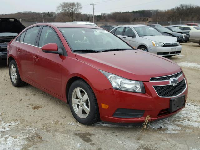 1G1PF5SC9C7391784 - 2012 CHEVROLET CRUZE LT RED photo 1