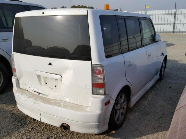 JTLKT324754023605 - 2005 TOYOTA SCION XB თეთრი ფოტო 4