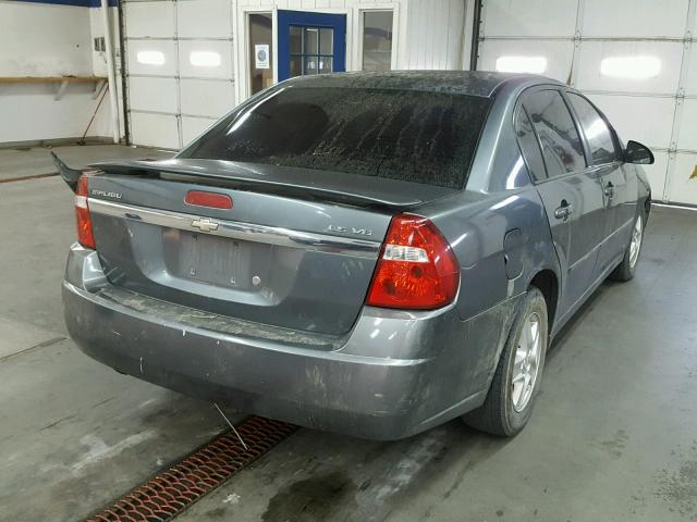 1G1ZT52835F272814 - 2005 CHEVROLET MALIBU LS Boz foto 4