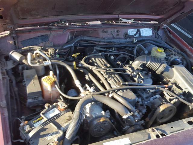 1J4FF58S81L556532 - 2001 JEEP CHEROKEE C MAROON photo 7