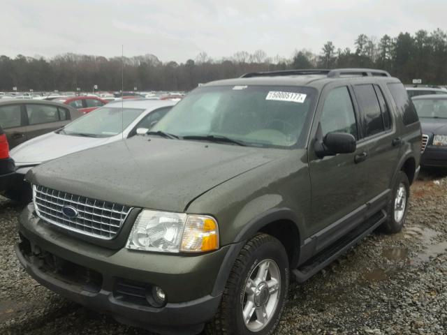 1FMZU63K53ZA89216 - 2003 FORD EXPLORER X GREEN photo 2