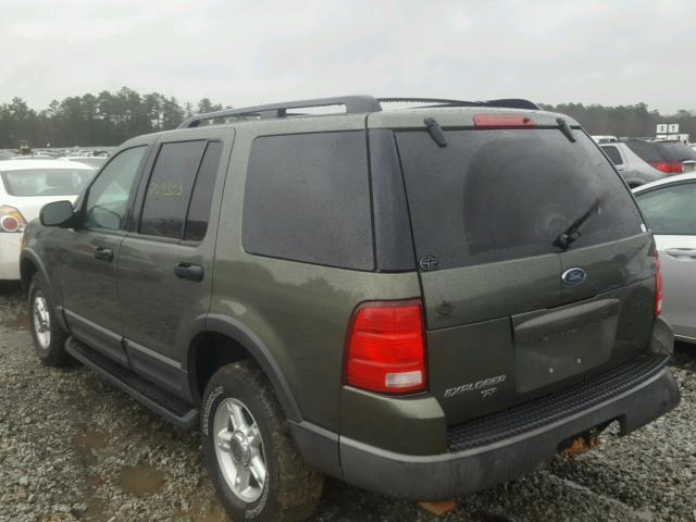 1FMZU63K53ZA89216 - 2003 FORD EXPLORER X GREEN photo 3