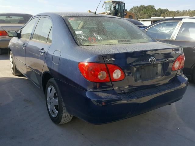 1NXBR32E86Z750400 - 2006 TOYOTA COROLLA CE BLUE photo 3