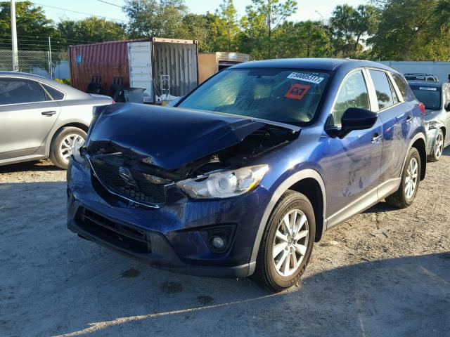 JM3KE2CE1D0103051 - 2013 MAZDA CX-5 TOURI BLUE photo 2