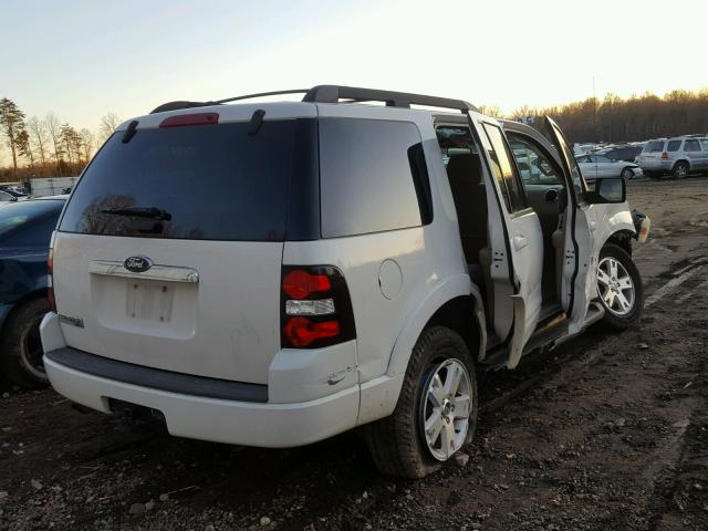 1FMEU63E58UA65088 - 2008 FORD EXPLORER X WHITE photo 4