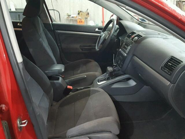 3VWKZ71K39M310934 - 2009 VOLKSWAGEN JETTA S 红色 照片 5