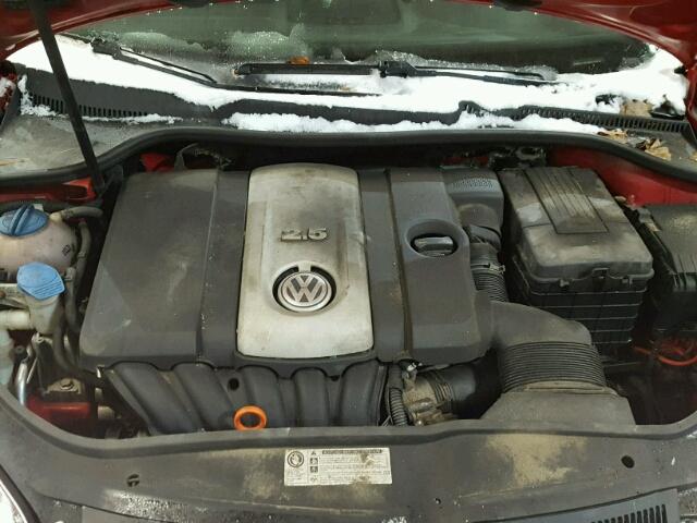 3VWKZ71K39M310934 - 2009 VOLKSWAGEN JETTA S 红色 照片 7