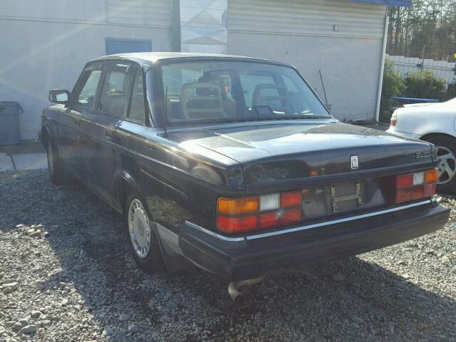 YV1AS8804N1474496 - 1992 VOLVO 240 BASE BLACK photo 3