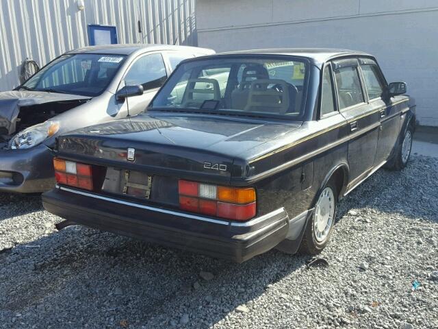 YV1AS8804N1474496 - 1992 VOLVO 240 BASE BLACK photo 4