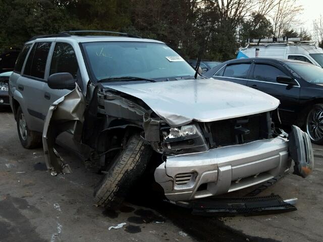 1GNDS13S742401285 - 2004 CHEVROLET TRAILBLAZE SILVER photo 9