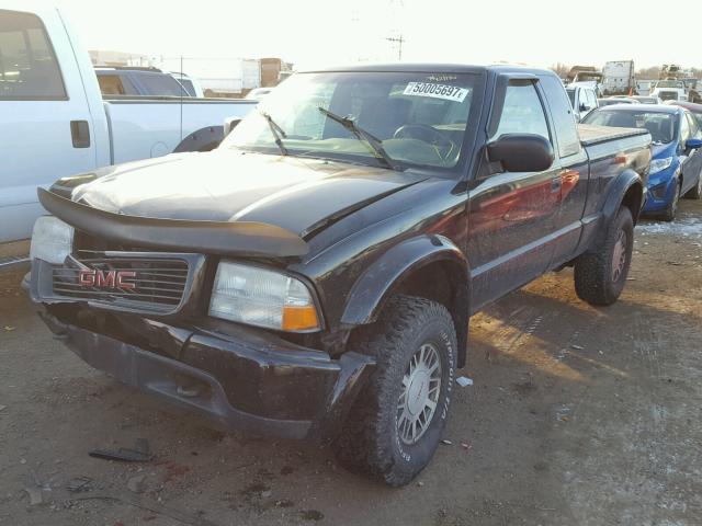 1GTCT19W1Y8147796 - 2000 GMC SONOMA BLACK photo 2