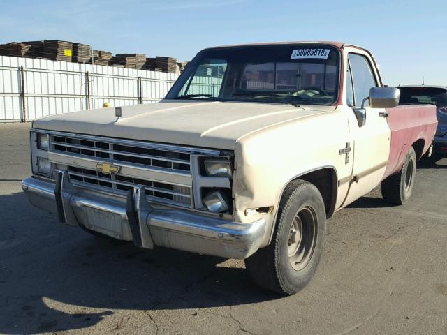 1GCDC14H7BF318339 - 1981 CHEVROLET C10 TWO TONE photo 2