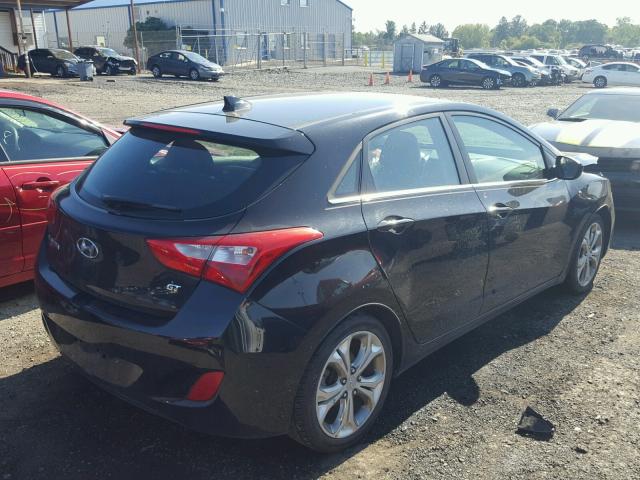 KMHD35LE1DU054320 - 2013 HYUNDAI ELANTRA GT BLACK photo 4