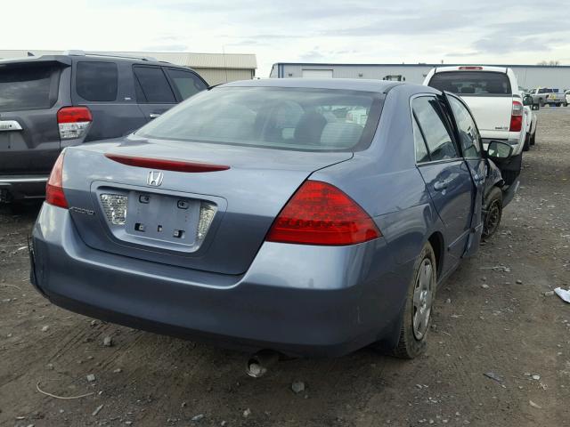 1HGCM56477A206432 - 2007 HONDA ACCORD LX GRAY photo 4