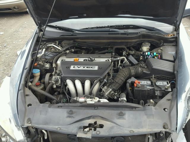 1HGCM56477A206432 - 2007 HONDA ACCORD LX GRAY photo 7