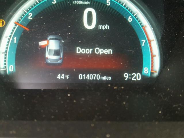 19XFC1E37HE020131 - 2017 HONDA CIVIC EX შავი ფოტო 8