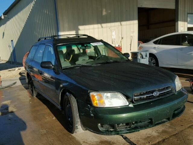 4S3BH635717309064 - 2001 SUBARU LEGACY L GREEN photo 1