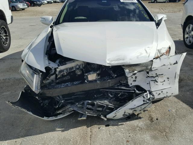 JH4KB2F62AC000428 - 2010 ACURA RL CREAM photo 9