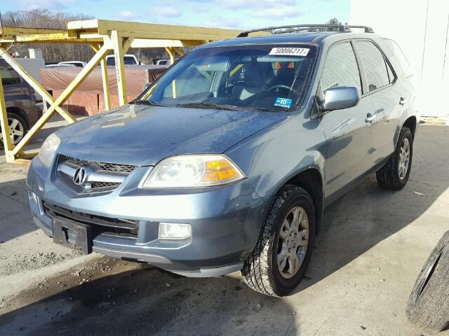 2HNYD18665H550628 - 2005 ACURA MDX TOURIN GREEN photo 2