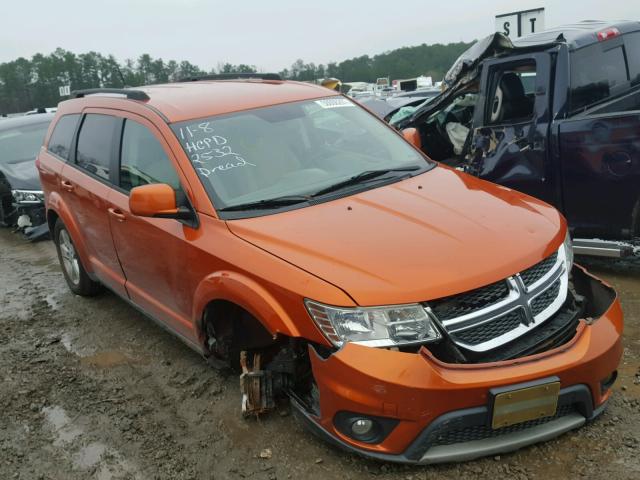 3D4PG1FG0BT552532 - 2011 DODGE JOURNEY MA ORANGE photo 1